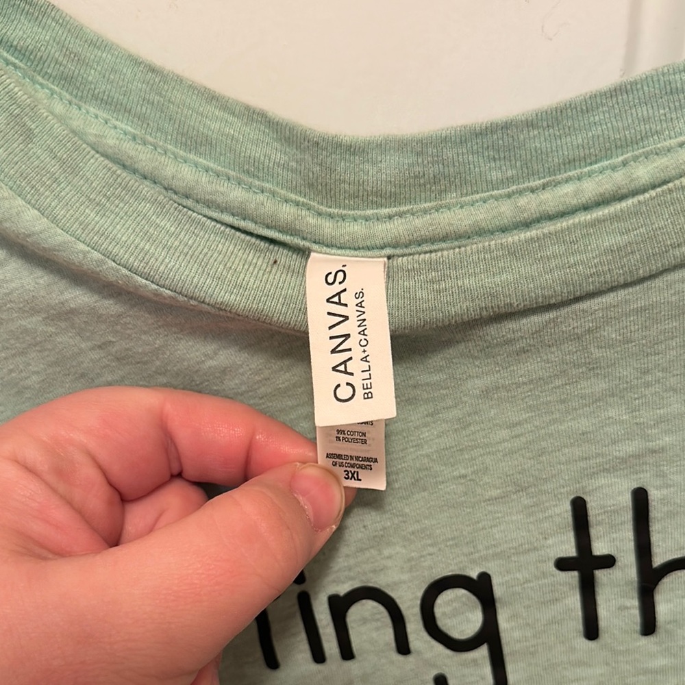 Bella+Canvas Mint Graphic Tee Occupational Therapy - Picture 2 of 3